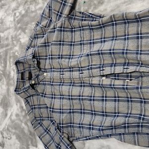 J. Crew plaid long sleeve button down shirt